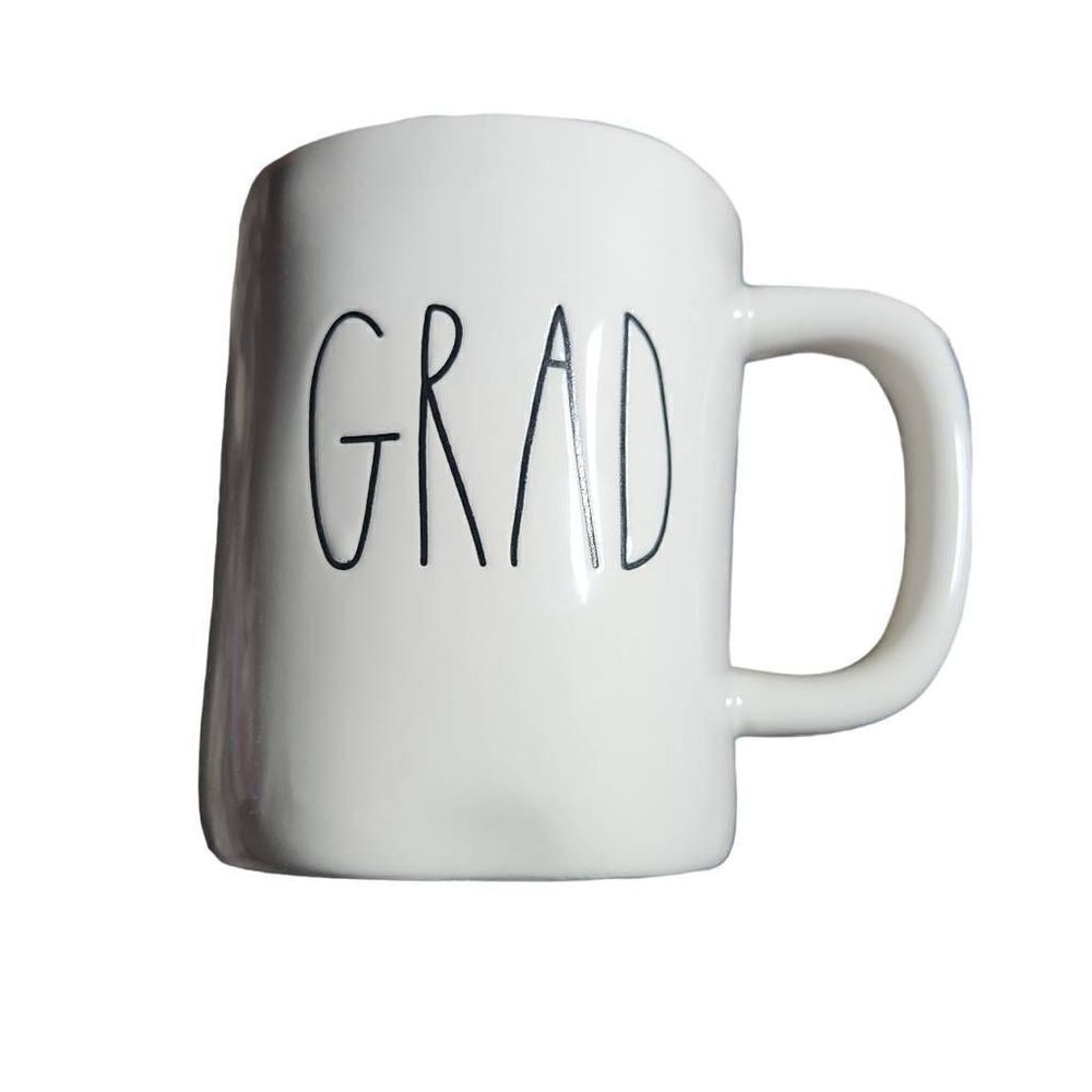 Rae Dunn Artisan Collection Black White Grad Mug